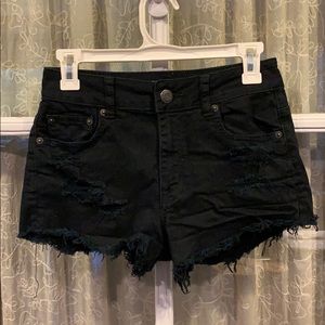 American Eagle Outfitters highrise jean shorts